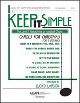 Keep It Simple - Carols for Christmas Handbell sheet music cover